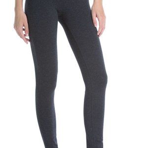 Fishers Finery Light Gray Bamboo Leggings, Small